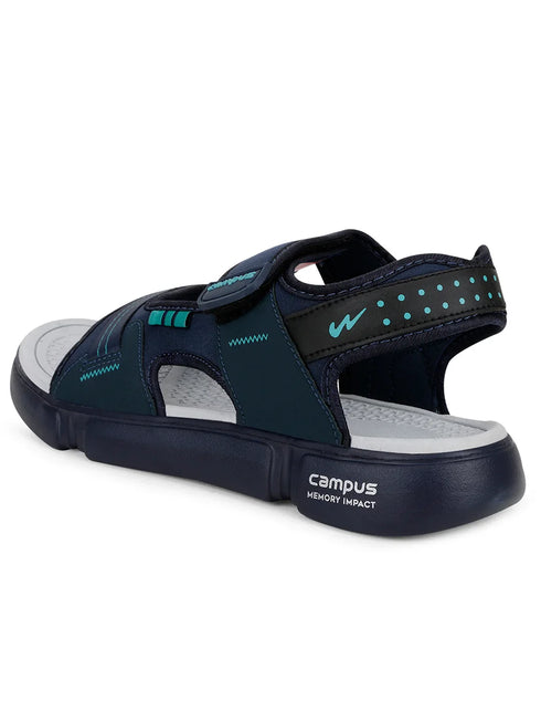 3K-SD-057B Navy Men's Sandals